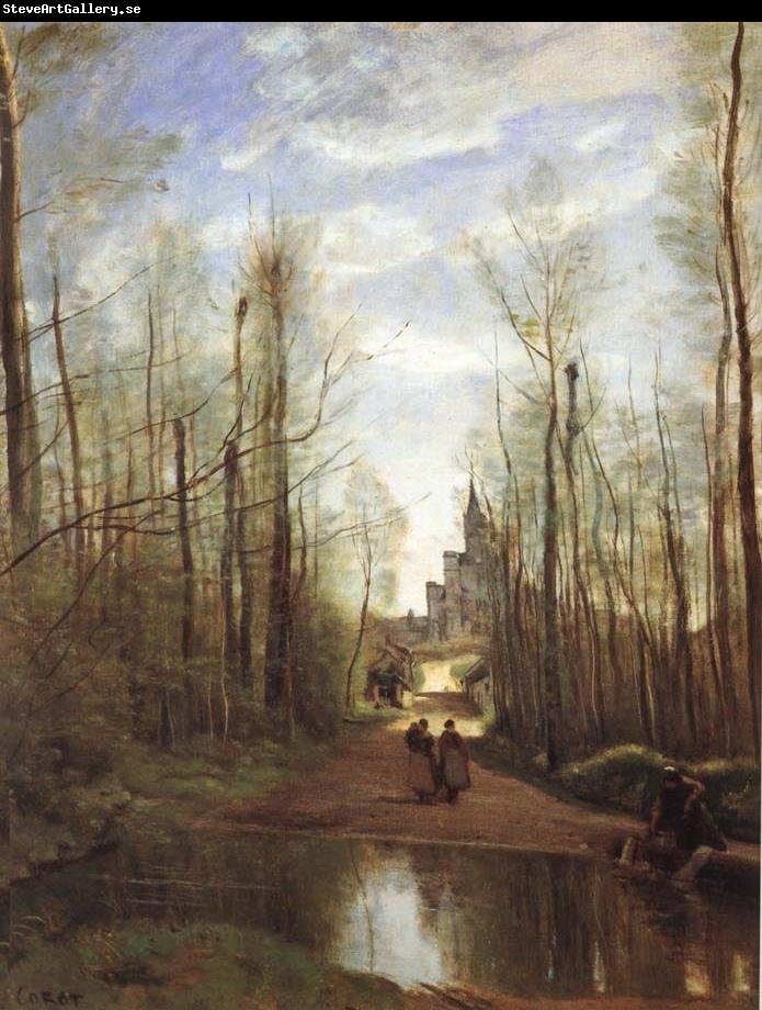 Corot Camille The church of Marissel